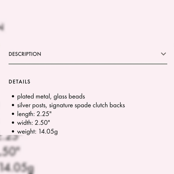 Kate Spade BNWT very berry hoops - Picture 5 of 5